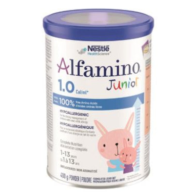 Alfamino Jr Can, 1.0 Cal, Blue lid.