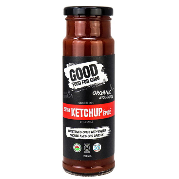 Good Food for Good Spicy Ketchup.