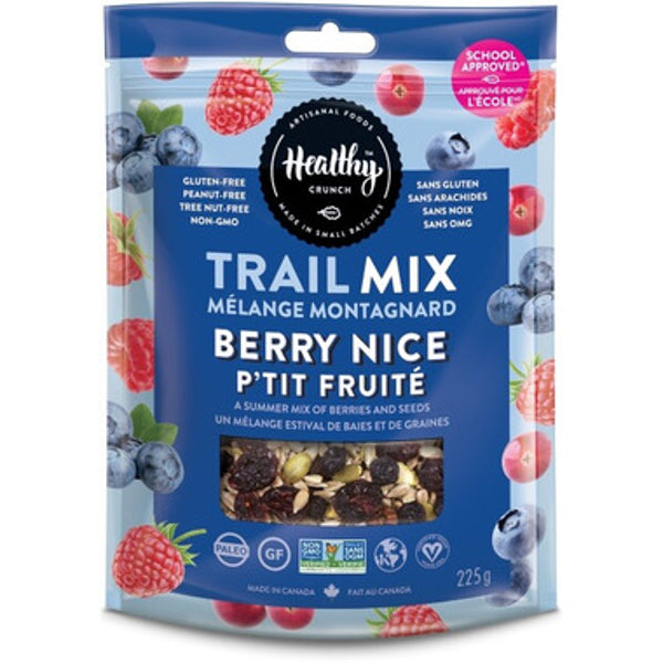 225 gram package of Healthy Crunch Trail Mix.