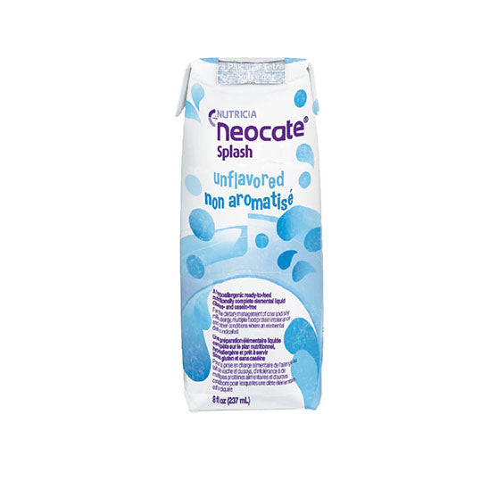 Blue & white 237ml unflavoured neocate splash