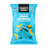Blue package of Frankie's Organic Plant-based Vegan Cheddar Puffs.