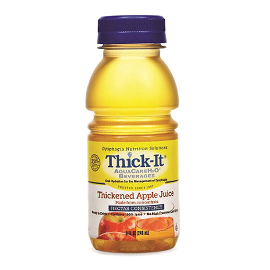 thick-It apple juice, nectar consistency, 24 units of 237mL bottles.