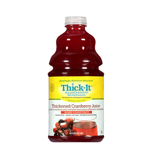 Thick-It cranberry juice, honey consistency, 4 units of 1.89L bottles.