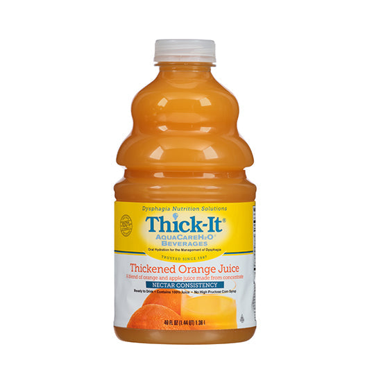 Thick-It orange juice, nectar consistency, 4 units of 1.89L bottles.