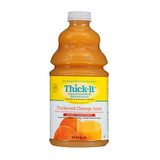 Thick-It orange juice, honey consistency, 4 units of 1.89L bottles.