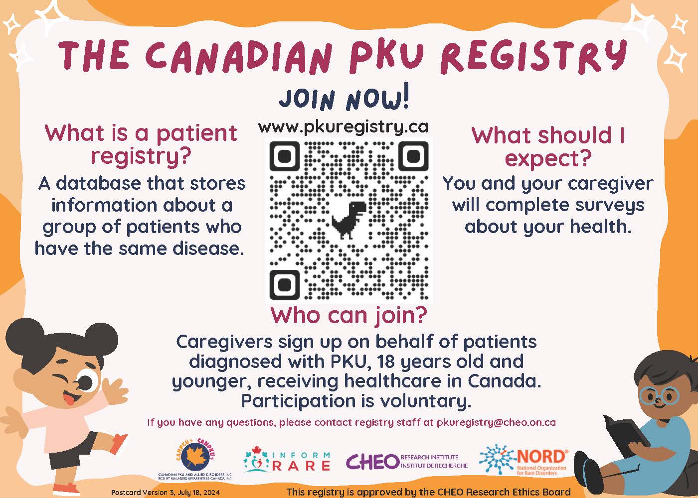 The Canadian PKU Registry