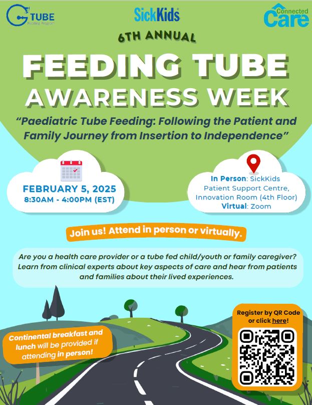 Paediatric Tube Feeding: Following the Patient and Family Journey from Insertion to Independence