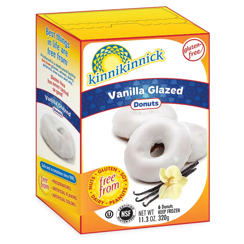 Kinnikinnick Donuts Vanilla Dipped