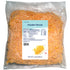 Bag of Cambrooke Cheddar Shreds with a label on a white background