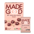 120 gram pink box and 24 gram pink single serve packet of Made Good Soft Baked Mini Cookies Red Velvet