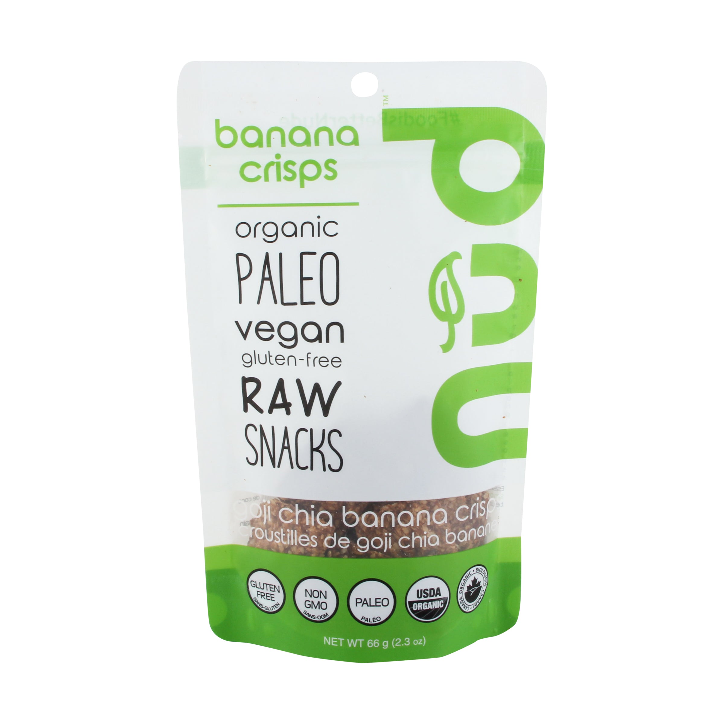 NUD FUD Banana Crisps - Goji