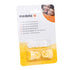 Medela Valve and Membrane Pack, white and yellow packaging, 6 membranes, two valves.