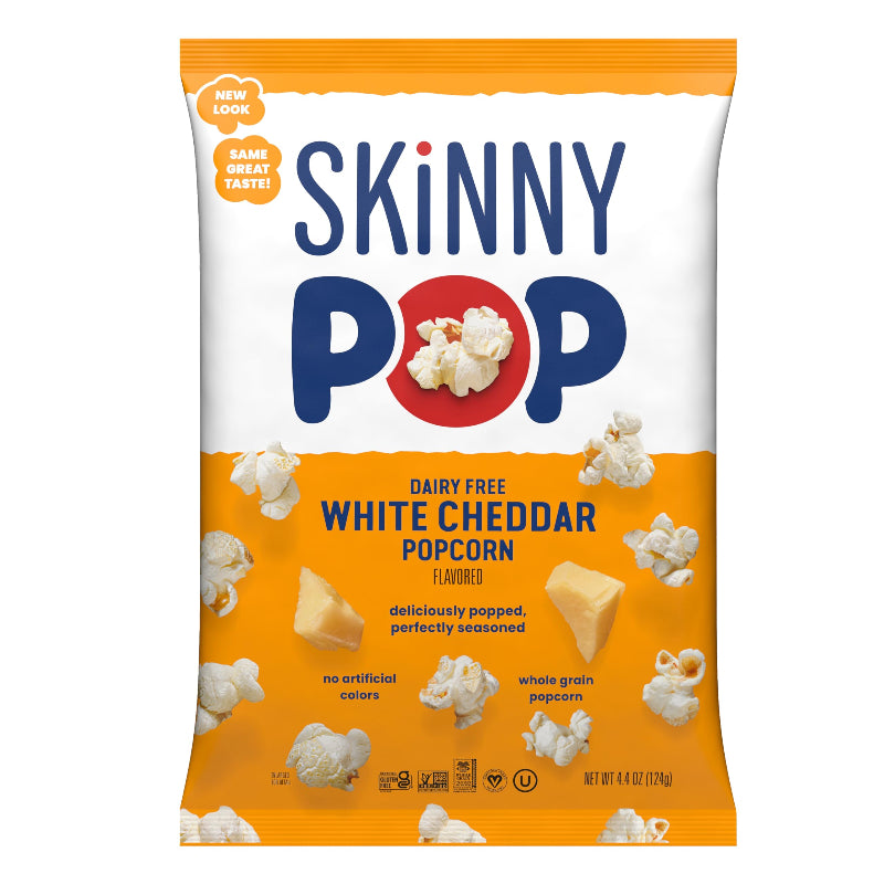 Skinny Pop Popcorn White Cheddar