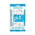 77 gram light blue and white PUR Gum - Peppermint (bag)