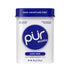 Pack of Pur Mints in Polar Mint flavor, featuring a cool blue and white package with the Pur logo prominently displayed.