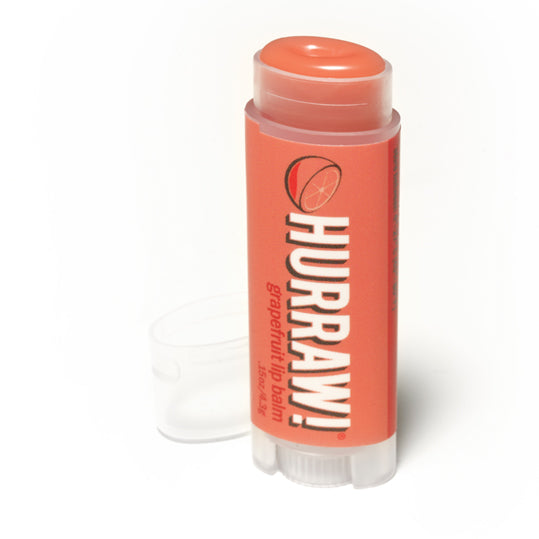 4.8 gram container of Hurraw! Lip Balm Grapefruit