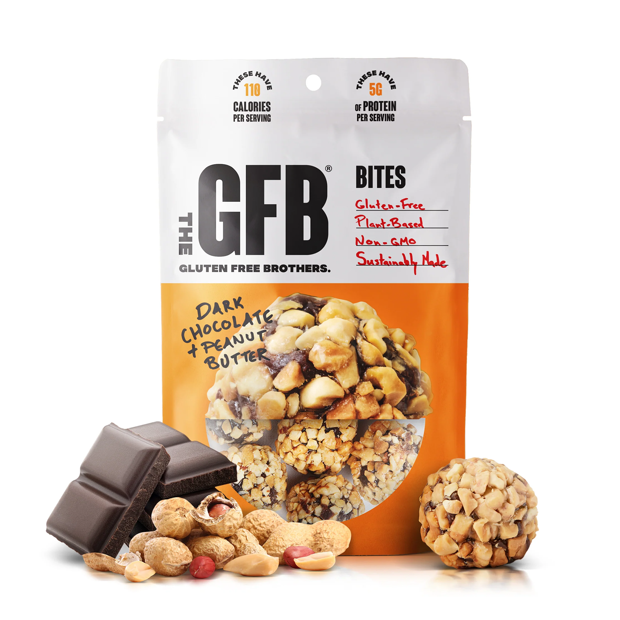 The GFB Dark Chocolate Peanut Butter Bites