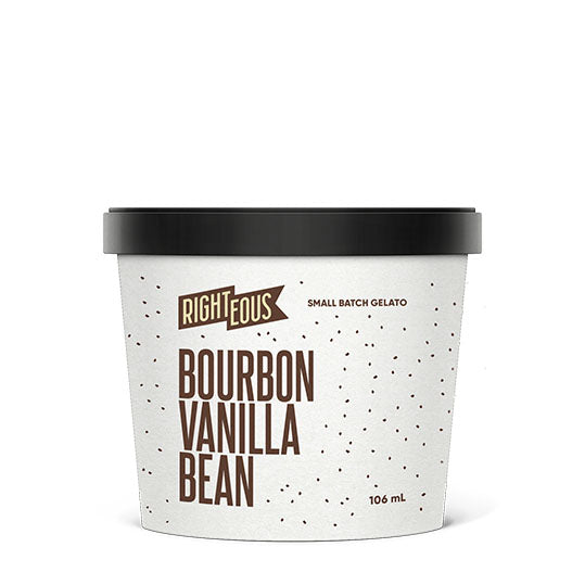 Righteous Bourbon Vanilla Bean Gelato