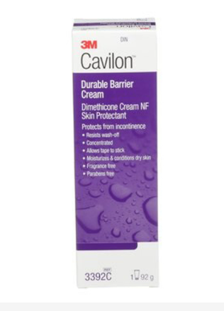 3M Cavilon Durable Skin Barrier, purple box, 92 grams.
