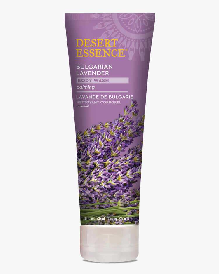 237 mL purple bottle of Desert Essence Lavender Body Wash