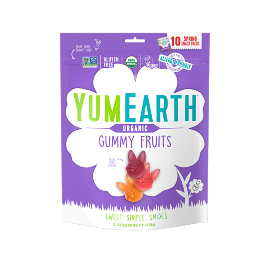 Yum Earth Easter Gummy Candy 10/pk