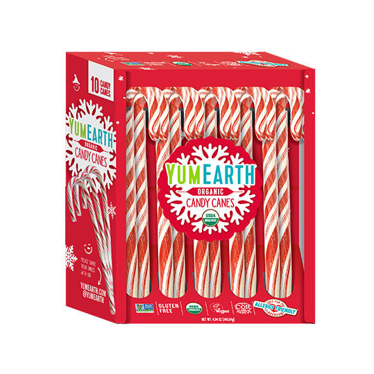Yum Earth Candy Canes 10/pk