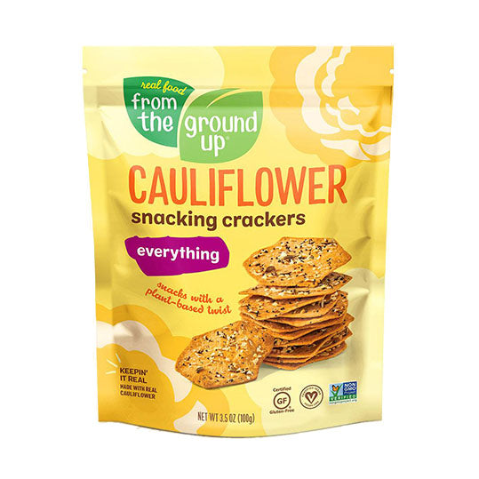 From The Ground Up Cauliflower Snacking Crackers - Everything