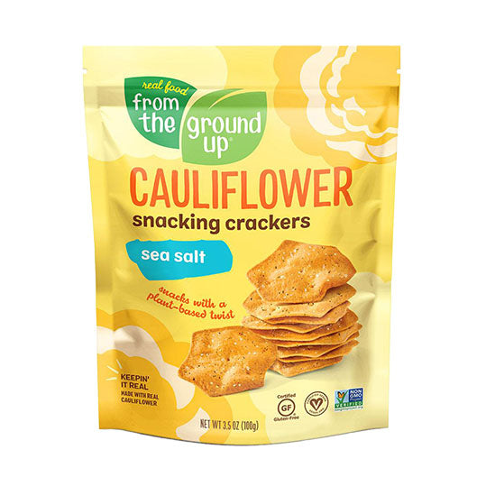 From The Ground Up Cauliflower Snacking Crackers - Sea Salt