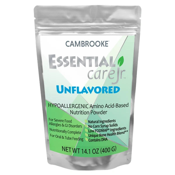 Cambrooke Essential Care Jr. Unflavoured. Green packaging, 400g.