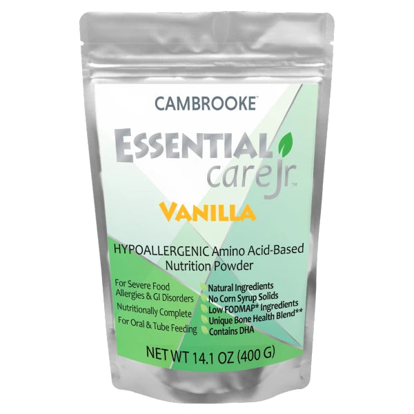 Cambrooke Essential Care Jr. Vanilla. Green packaging, 400g.