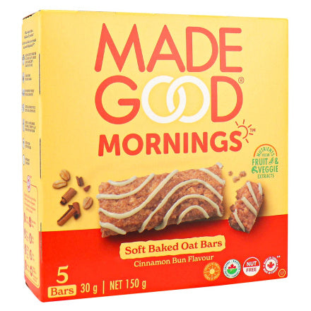 Made Good Soft Baked Morning Bars - Cinnamon