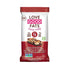 40 gram red and white single packet of Good Fats Chocolate Cranberry Almond Bar