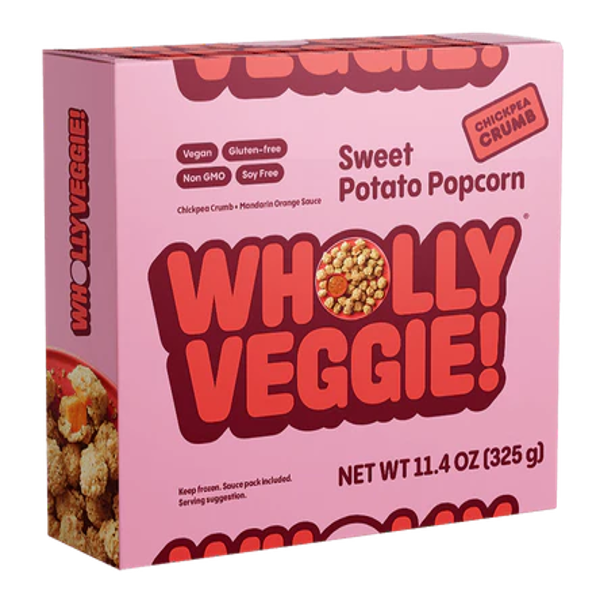 325 gram package of Wholly Veggie Sweet Potato Popcorn.