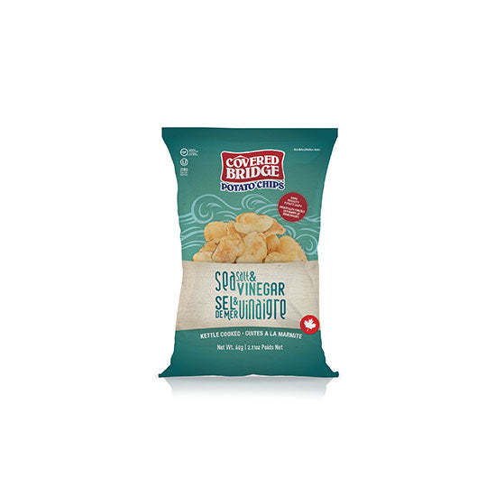 Turquoise bag of Covered Bridge Salt & Vinegar (60g) 