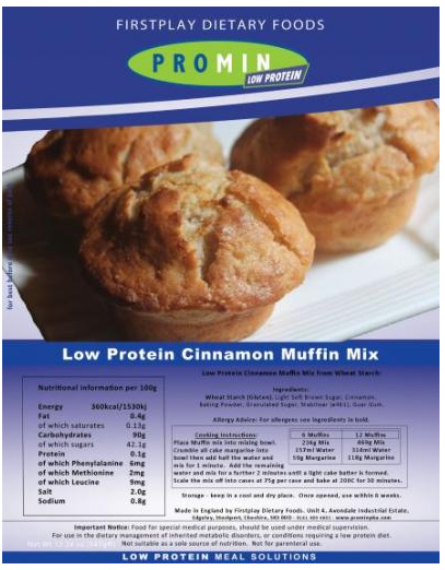 Promin Cinnamon Muffin Mix *S/O