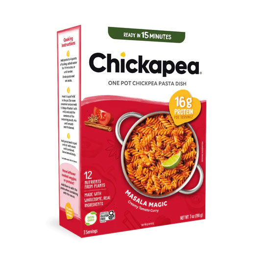 198 gram white & red one pot masala magic chickapea pasta