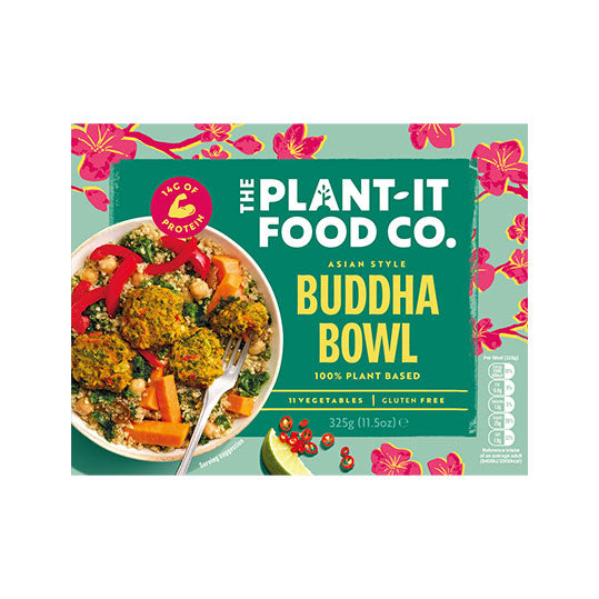 325 gram frozen food package of Plant It Buddha Bowl.