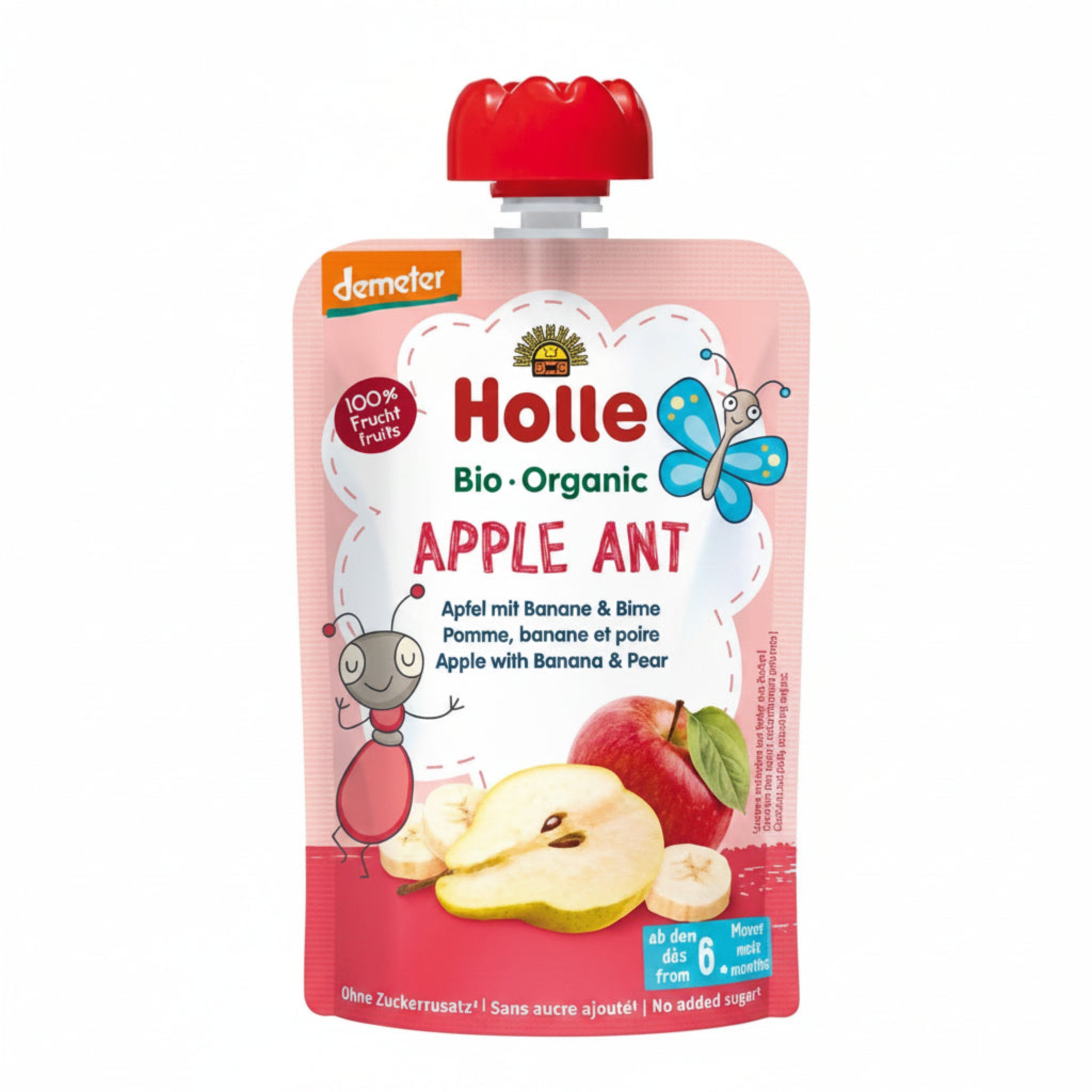 Holle Bio- Organic Apple Ant package on a white background.