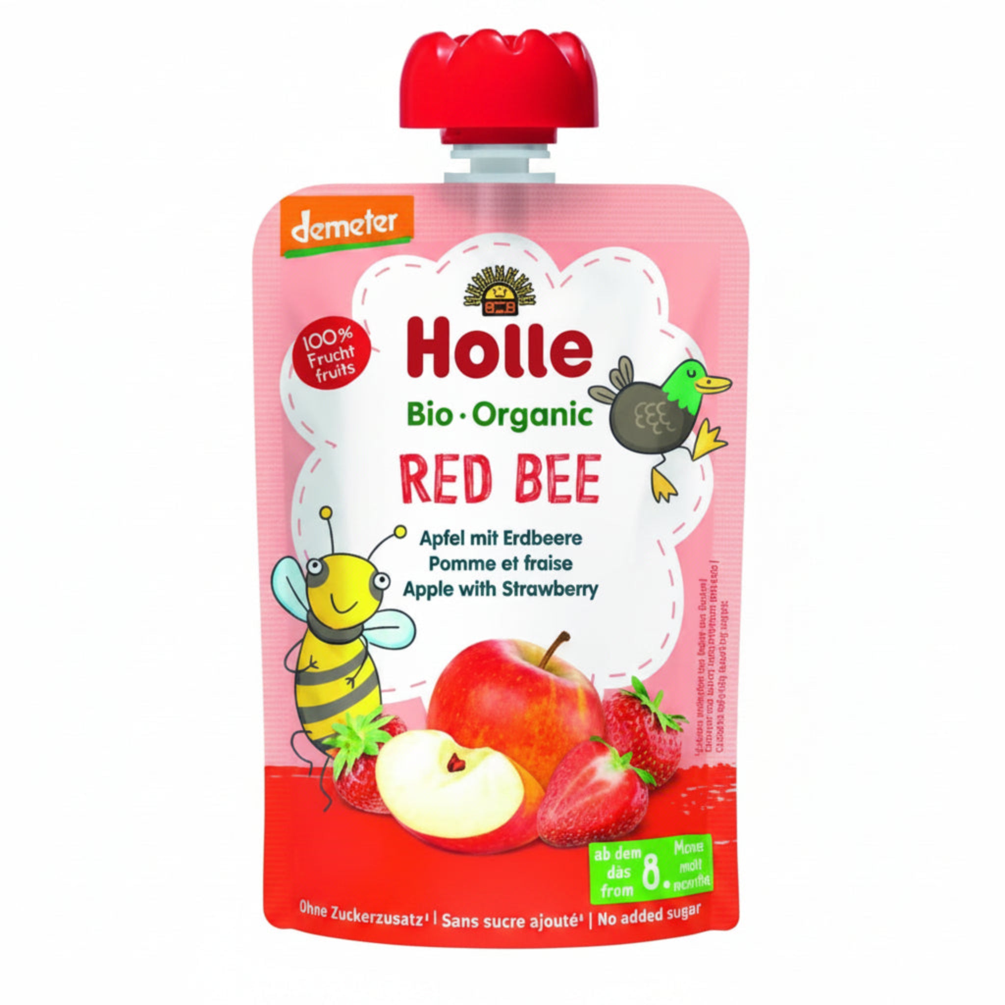 Holle Bio - Organic Red Bee package on a white background.