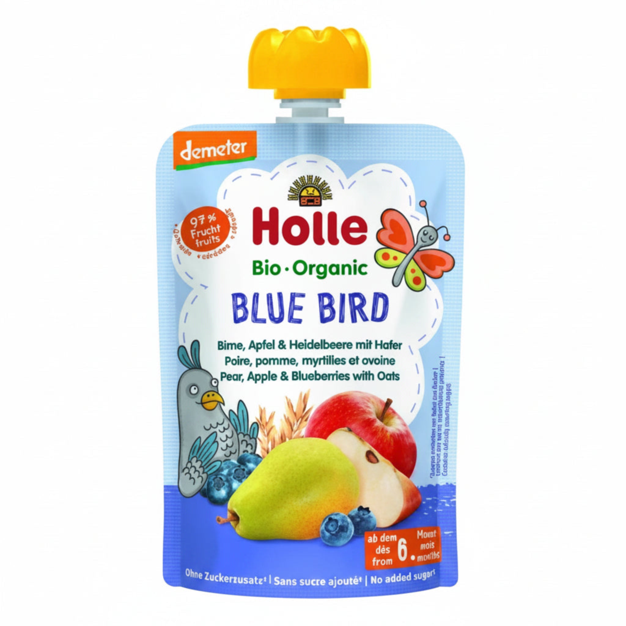 Holle Bio -Organic Blue Bird package on a white background
