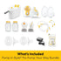 Medela Pump In Style Pro+ breast pump with accessories on a white background