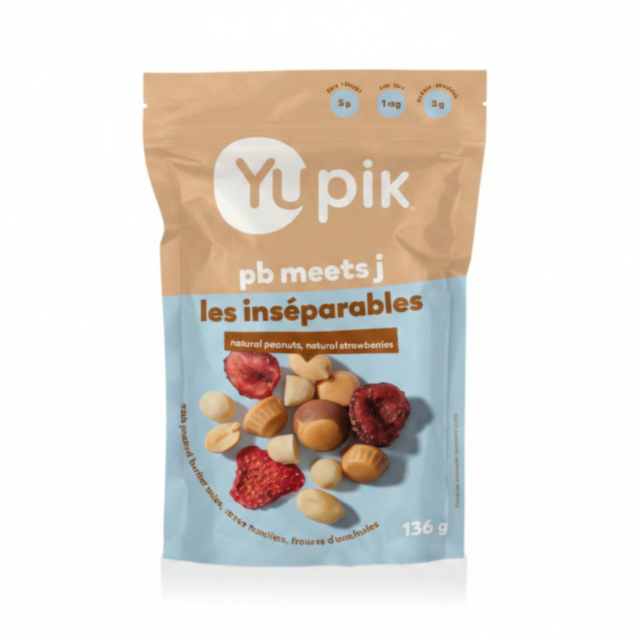 Yupik PB meets J package on a white background.