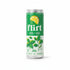 Can of Flirt Sparkling Lemonade Basil on a white background.