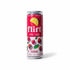 Flirt Drinks Sparkling Lemonade Raspberry Flavored can on a white background.