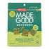 Made Good Organic Kale & Chia Crackers Sea salt & black poivre noir package on a white background.