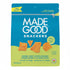 Made Good Organic Sweet Potato Crackers Sea salt & vinegar package on a white background.