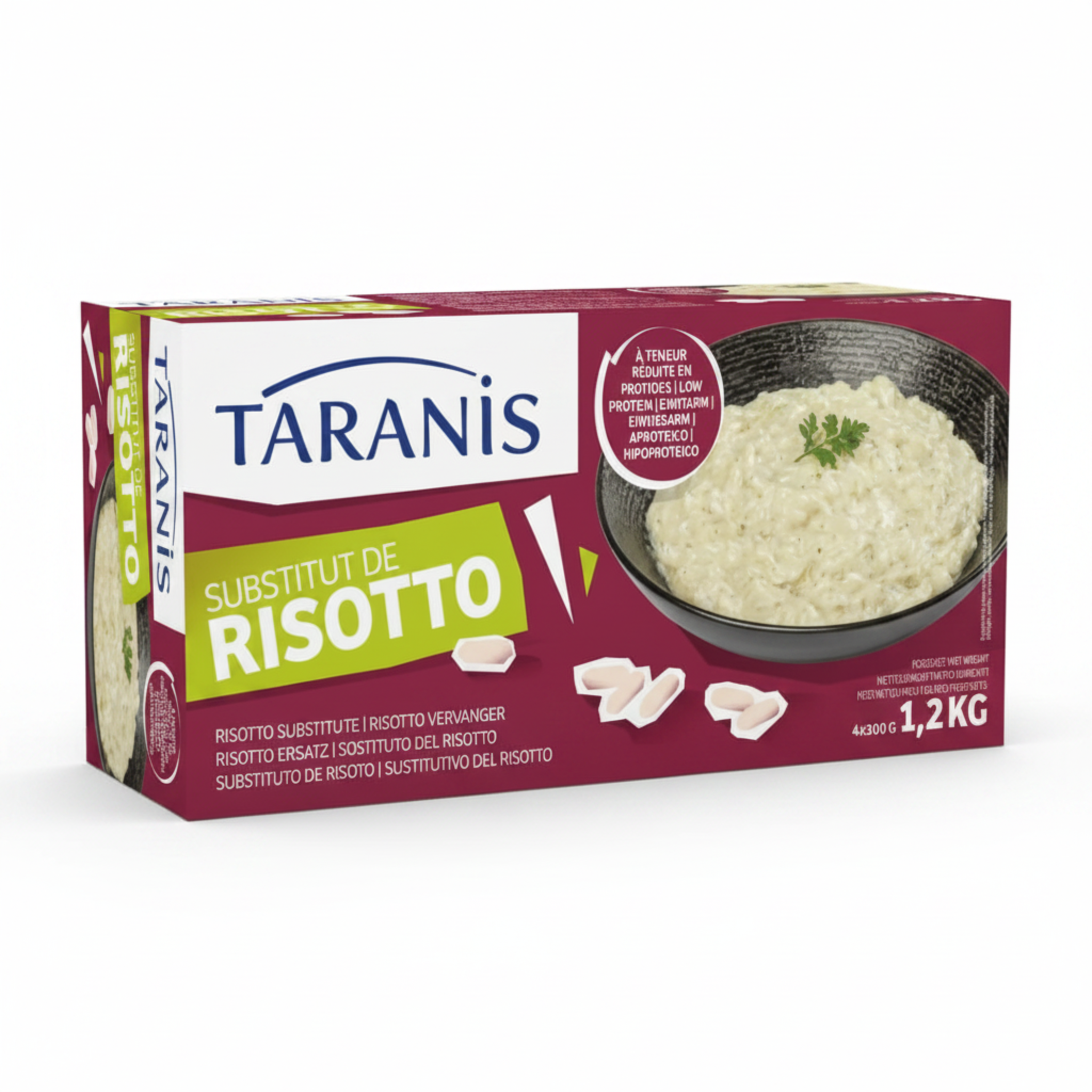 Taranis Risotto Substitute package on a white background.