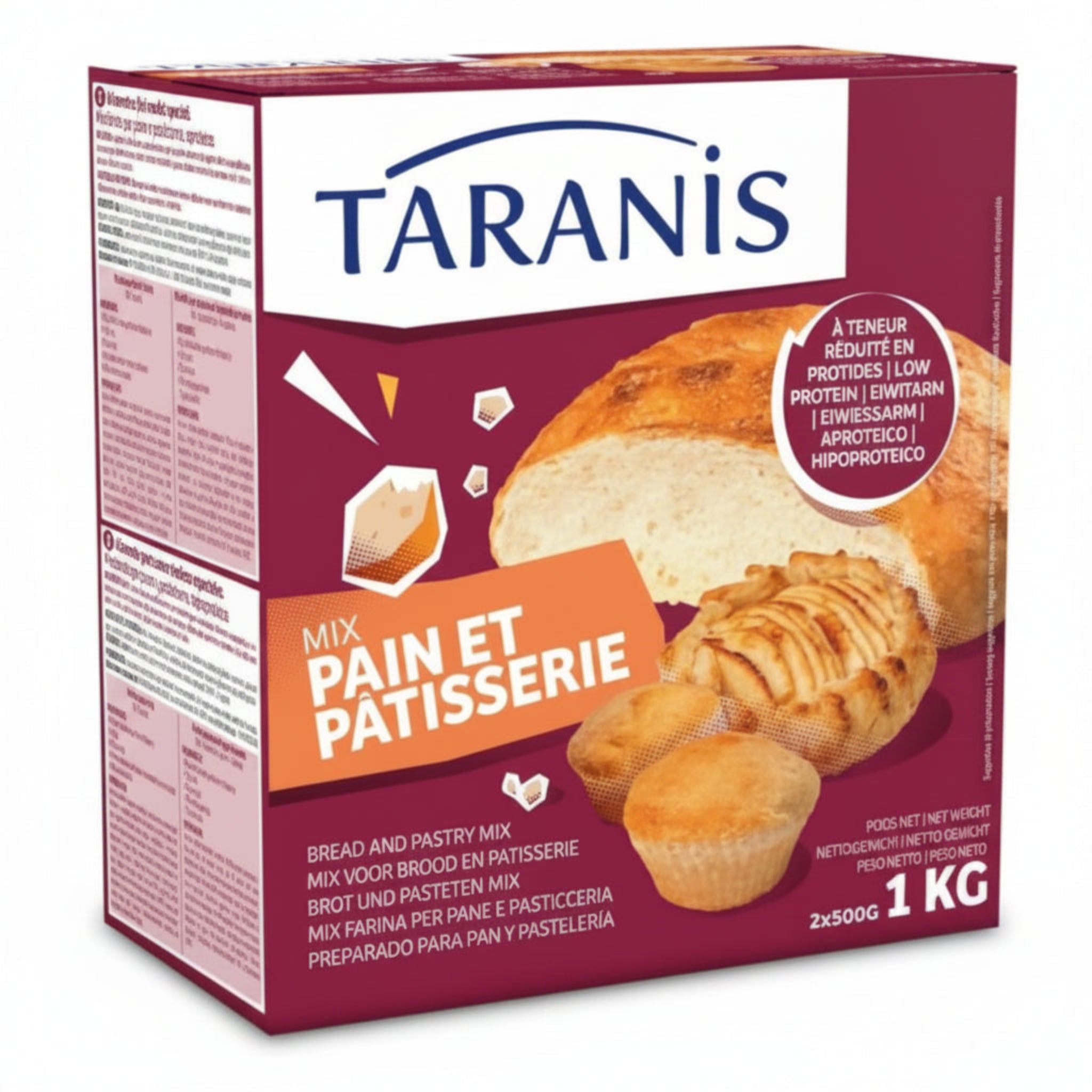 Taranis Bread and Pasta Mix package on a white background.
