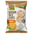 120 gram yellow and brown bag of Rice UP! Brown Rice Chips - Cheese