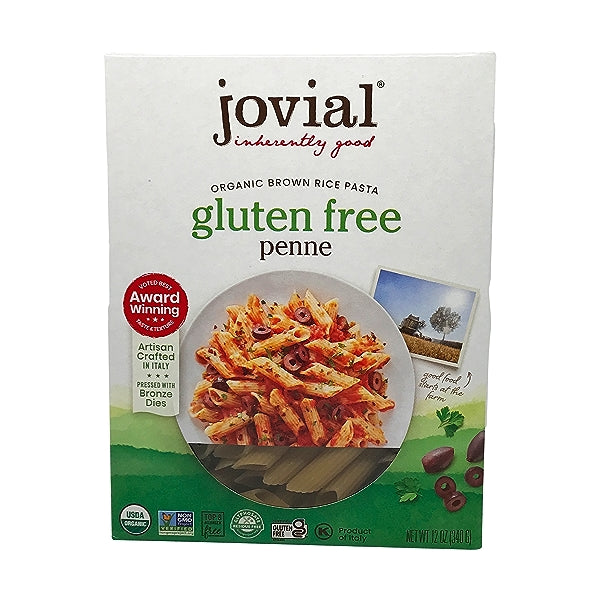 340 gram box of brown rice gluten free penne pasta